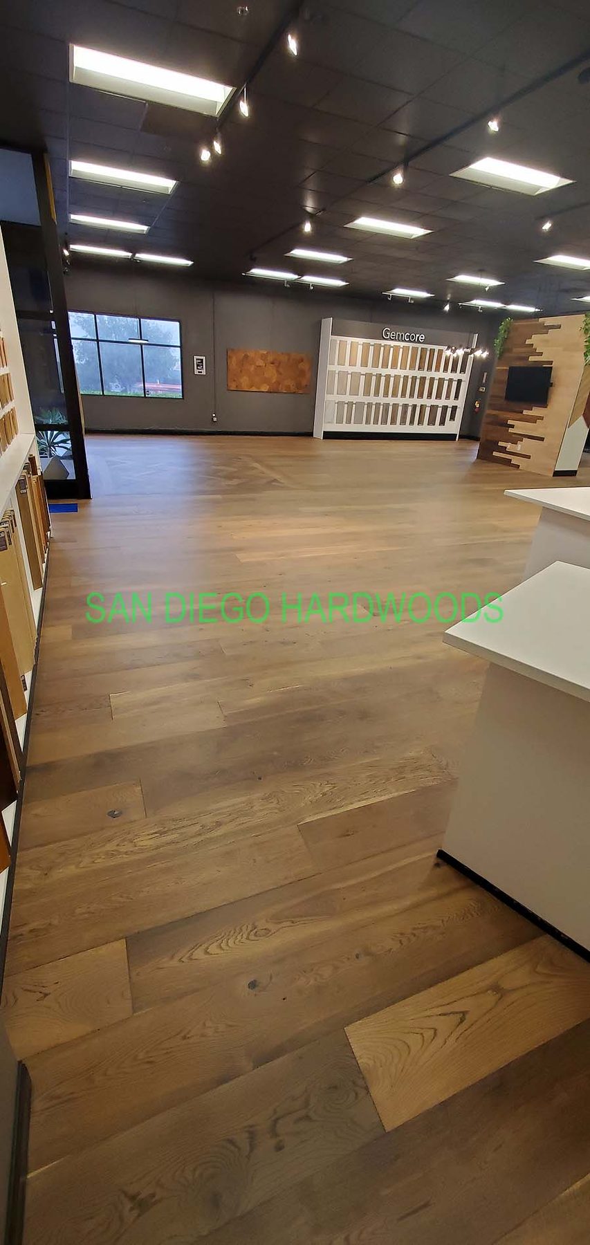 Hardwood floor project photo showing craftsman-level refinishing, recoating, repair, restoration, or installation work.