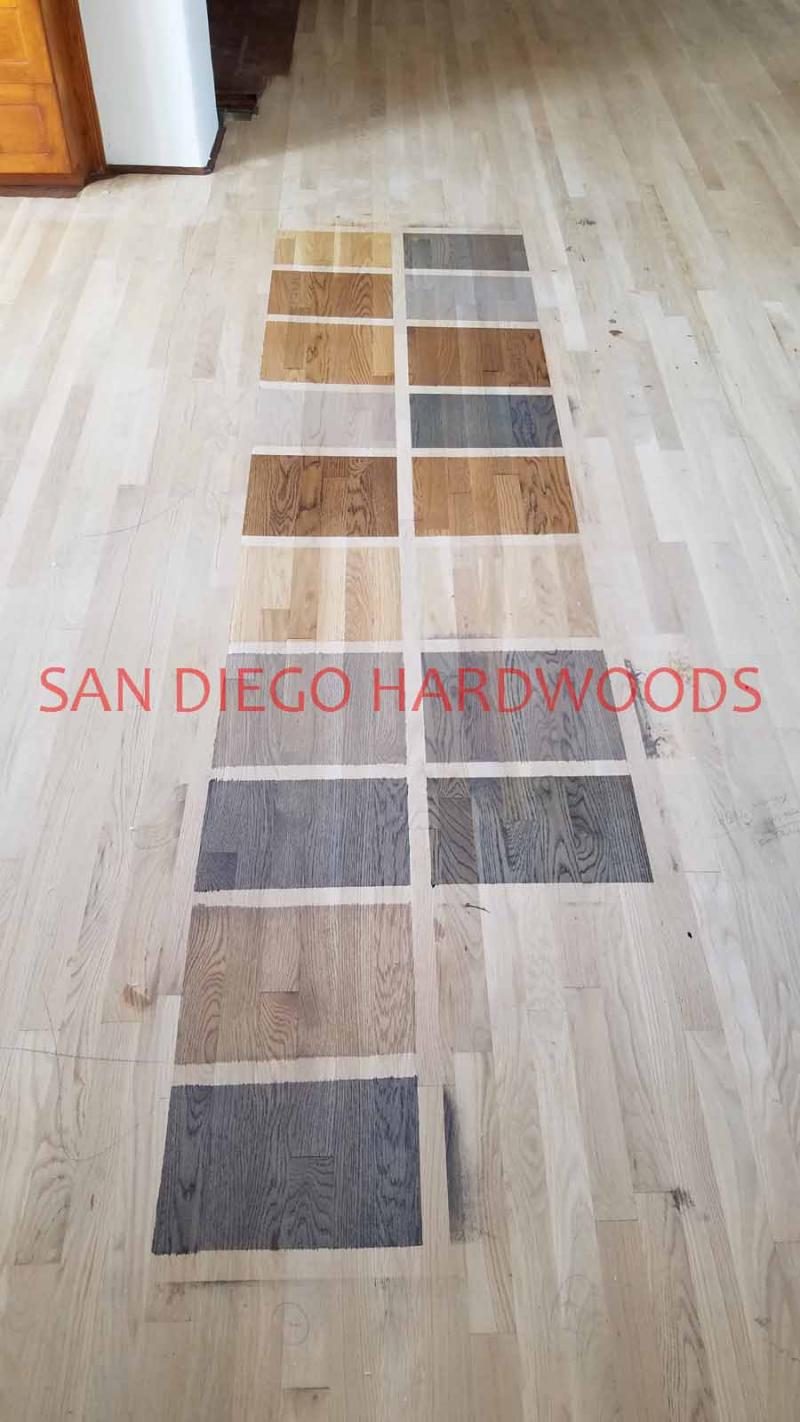 Hardwood floor project photo showing craftsman-level refinishing, recoating, repair, restoration, or installation work.